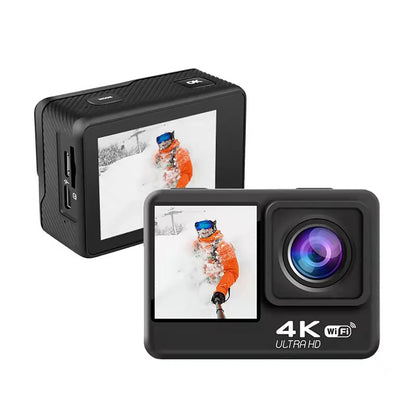 Action Camera 5K 4K60FPS 50MP 2.0 Touch EIS Pre-Record Wireless Mic Wi-Fi 170D DVR Webcam Waterproof 30M 5X Zoom Sports Camera