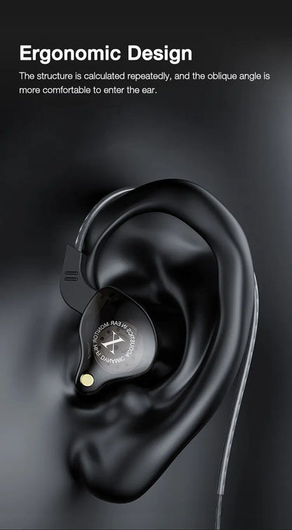 EARDECO Mobile Wired Headphones for Phone Earphone Super Bass Stereo In Ear 3.5mm Headphone with Mic Earbuds Noise Cancelling