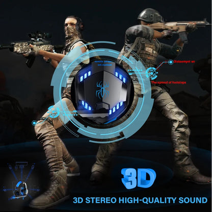 G2000 Gaming Headsets Big Headphones with Light Mic Stereo Earphones Deep Bass for PC Computer Gamer Laptop PS4 New X-BOX