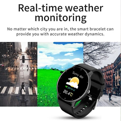LIGE 2025 Smart Watch Women Men Lady Gift Sport Fitness Watches Heart Rate Monitor Waterproof Smartwatch For Xiaomi Android IOS