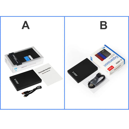 HDD Portable External Hard Drive 2tb/1tb/500gb 2.5" USB Hard Disk Storage memory for PC, Desktop tablets Laptop MacBook Computer