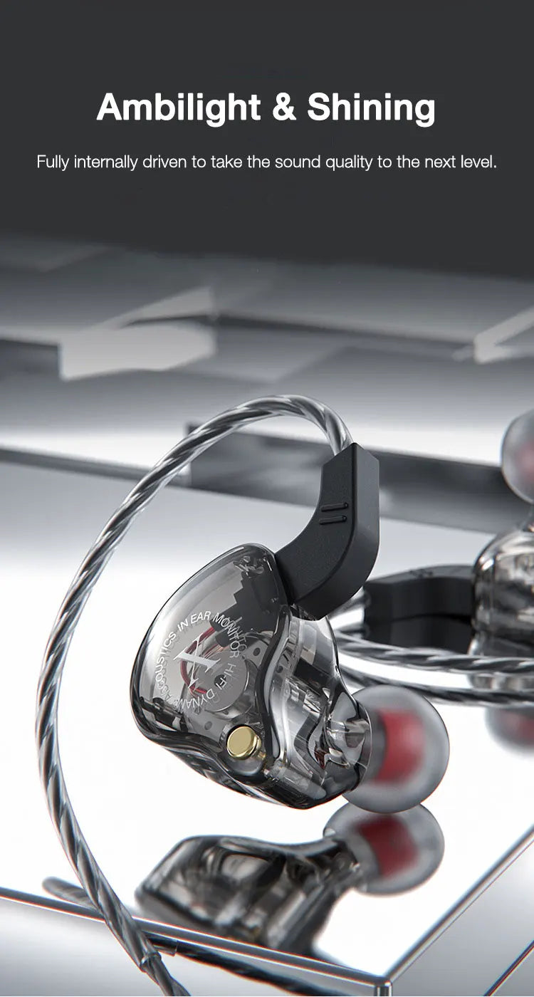 EARDECO Mobile Wired Headphones for Phone Earphone Super Bass Stereo In Ear 3.5mm Headphone with Mic Earbuds Noise Cancelling