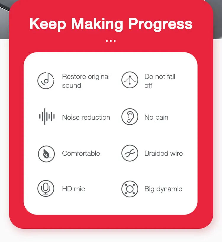 EARDECO Mobile Wired Headphones for Phone Earphone Super Bass Stereo In Ear 3.5mm Headphone with Mic Earbuds Noise Cancelling