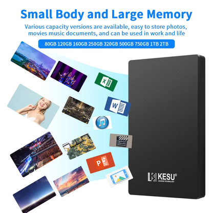 HDD Portable External Hard Drive 2tb/1tb/500gb 2.5" USB Hard Disk Storage memory for PC, Desktop tablets Laptop MacBook Computer