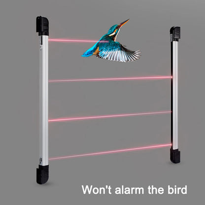 Home Smart Wireless Home Security 4 Beams Alert Infrared Sensor Alarm system Anti-theft Motion for Wall Window Detector Alarm