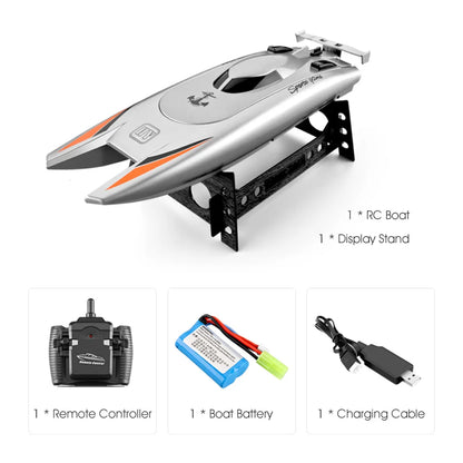 30Km/h Racing Boat 2.4G Radio controlled Rc Boat High Speed Speedboat 20Mins 2Ch Dual Motor Waterproof  Ship Boys Christmas gift