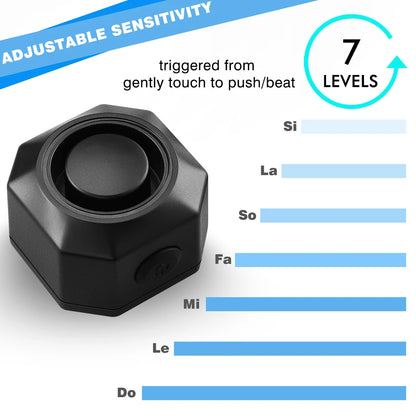 Camluxy Wireless USB Charging Waterproof Bike Alarm Remote Control Vibration Detector Alarm Motorcycle Burglar Alarm