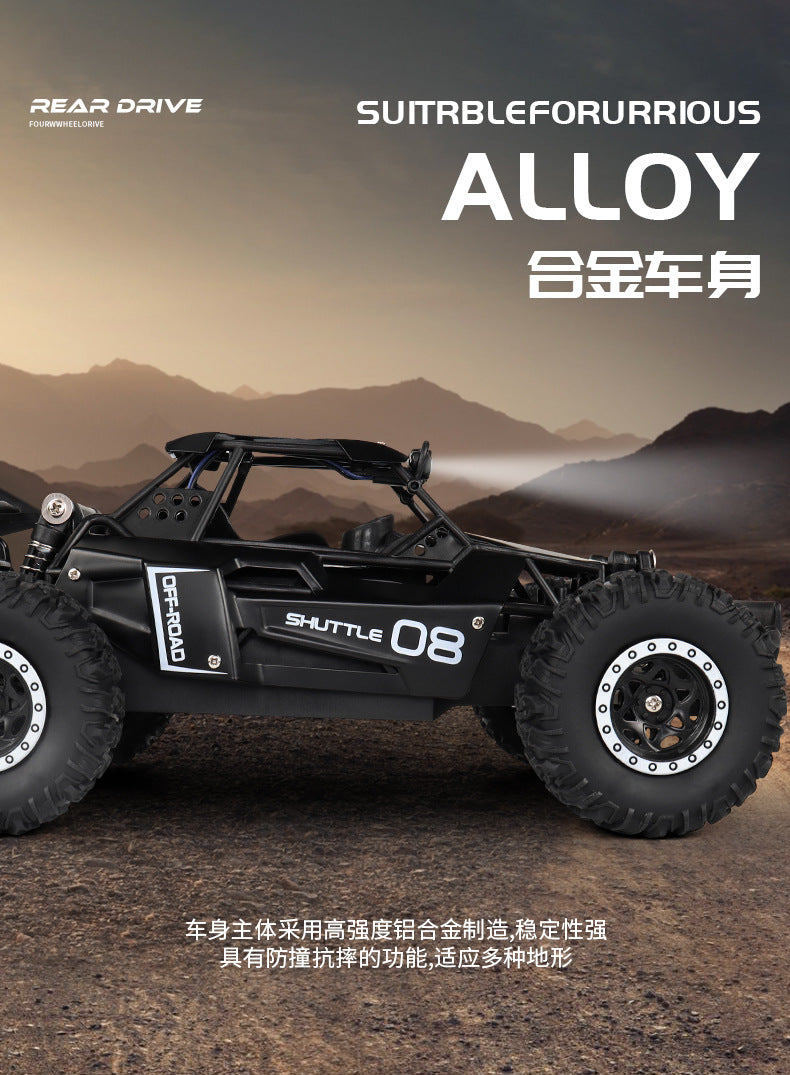 New RC Car 1:16 2WD with LED Light 2.4G 20KM/H High Speed Off-Road Climbing Remote Control Car Toy Gifts for Boys Girls Kids
