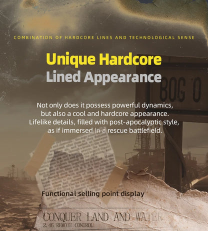 NEW RC Cars 4WD All Terrain Cross Country Car RC Water Land Amphibious 2.4G Toy Drift Racing Remote Control Car Kids Gift