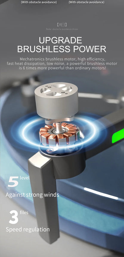 AE3 MAX Drone GPS 4K Camera 3-Axis Gimbal Anti-shake Aerial Photography Brushless Foldable Quadcopter thermal drone