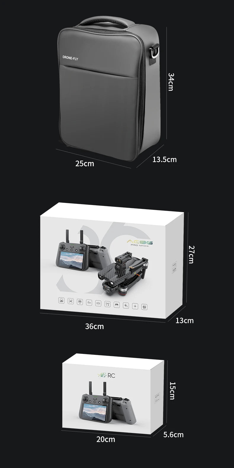 AE86 PRO MAX/S155 GPS Drone Professional 8K 3-axis PTZ Aerial Obstacle-Avoiding Brushless Motor 5G WIFI RC Quadcopter Toys