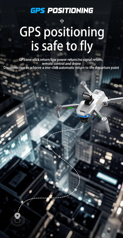 AE3 PRO Max NEW LCD SC GPS Drone 8K Dual Camera 5G Wifi FPV 3-Axis Gimbal Professional Obstacle Avoidance Quadcopter RC Dron Toy