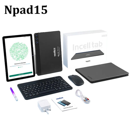 10.1'' Tablet Npad15 Android14.0 1280*800 HD Display 12GB RAM 512GB ROM 7000mAh Battery  MTK6737 Octa-Core 2.4G+5G WIFI6 Tablets
