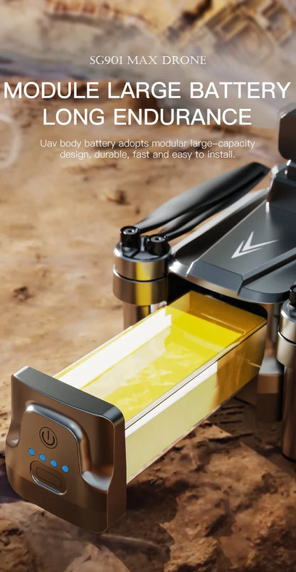 SG901MAX GPS Drone 8K Professional HD Dual Camera 5G WIFI With Screen 360°Obstacle Avoidance Brushless Foldable Quadcopter Drone