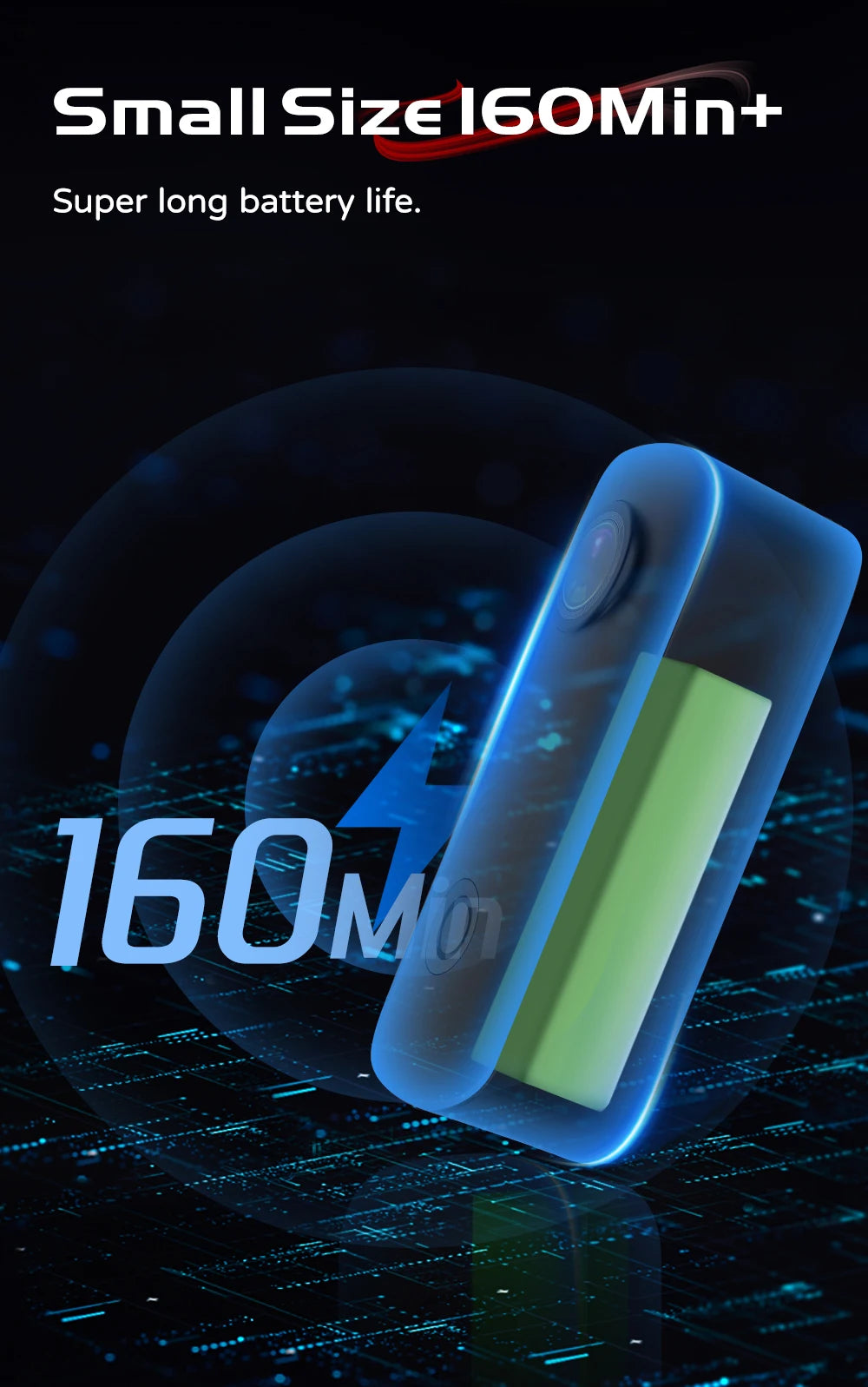 SJCAM C100 / C100Plus Mini Thumb Camera 1080P30FPS / 4K30FPS H.265 12MP 2.4G WiFi 30M Waterproof Case Action Sport DV Camcorder