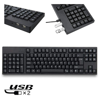 Keyboard left handed keyboard Left Handed Keyboard Ergonomic Full Size Dual USB Interface 109 Keys Keyboard for Computer Laptop