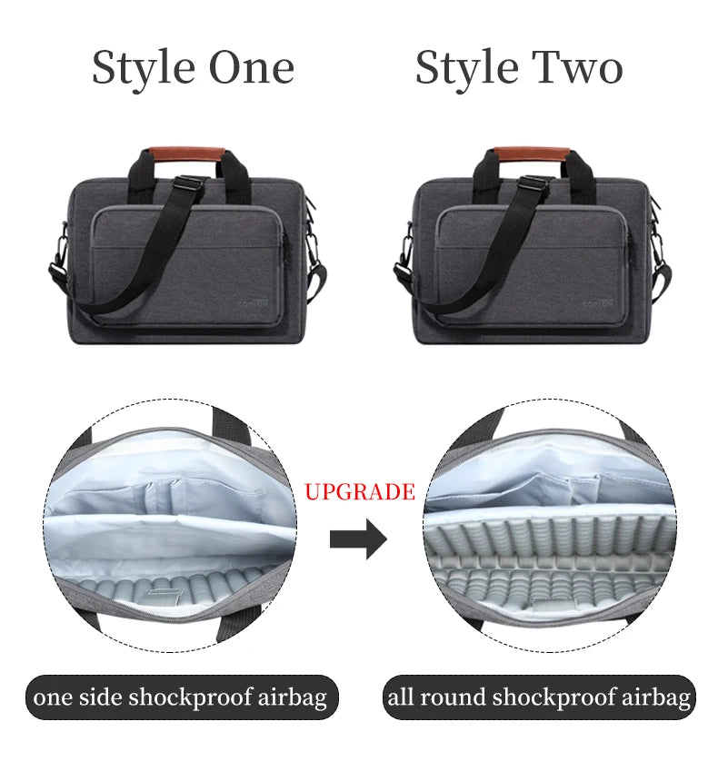 Men Laptop Bag 13.3 14 15.6 inch for Macbook Air Pro 13 15 16 HP Huawei Asus Acer Dell Xiaomi Lenovo Shoulder Handbags Briefcase