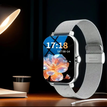 2025 Smart Fitness Watch - Wireless Calls, 50 Sports Modes, HR/SpO2 Tracking (iOS/Android)