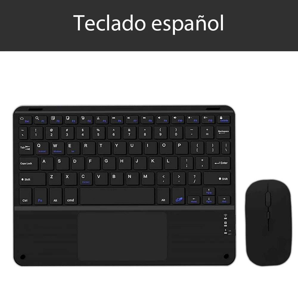 Bluetooth Wireless Keyboard Android IOS Windows Black Keyboard And Mouse Extra Long Standby Tablet Keyboard IPad Keyboard