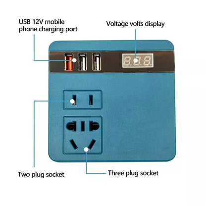 120W Lithium Battery Inverter DC 18V-21V To AC 220V for Makita Smart Transformer Outdoor Work Inverter