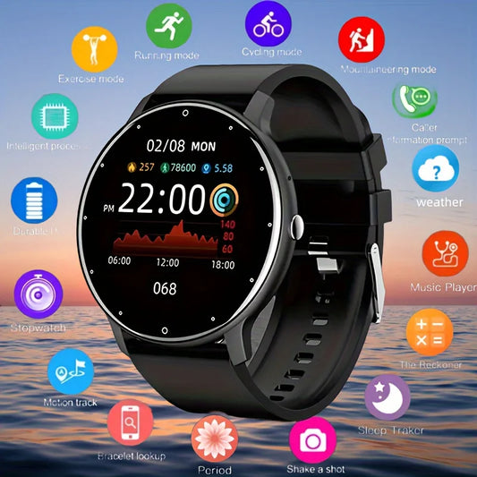LIGE 2025 For All Smartphone Connections Women Smart Watch Real-time Weather Forecast Activity Sports Ladies Smart Watch Man