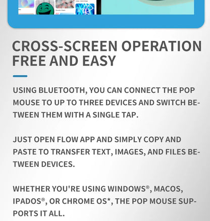 Logitech M350 POP MOUSE Wireless Bluetooth Mouse Girls Small Cute Computer iPad Office Home Notebook