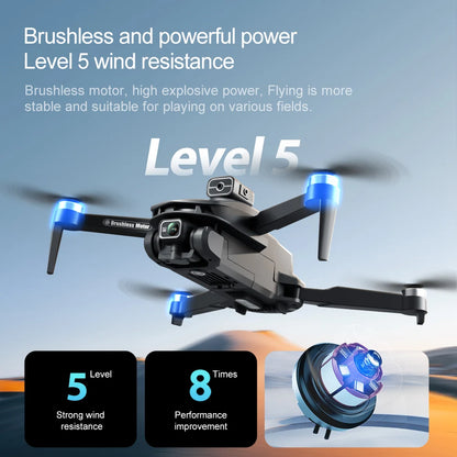 2025 V168 MAX GPS Drone Professional 8K Camera Aerial FPV Brush Avoiding Obstacle with Large Screen Remote Control Folding Dron