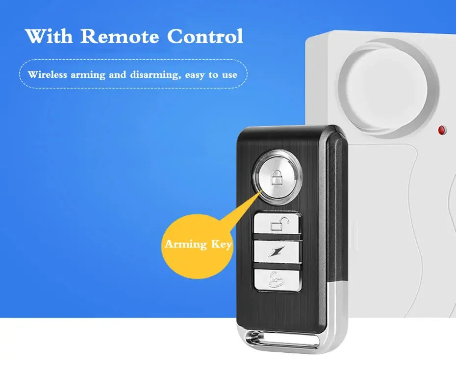 Camaroca Door Window Entry Security Wireless Remote Control Burglar Alarm Magnetic Sensor Alert System Security Protection