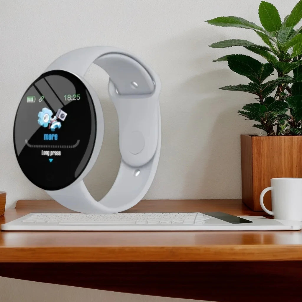 Round Digital Smart Sport Watch – LED Electronic Bluetooth Wristwatch for Men/Women/Kids (Dropshipping Ready)