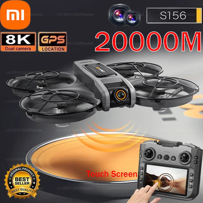 Xiaomi S156 Drone Professional 8K Camera with 5G WiFi FPV UAV Screen Remote Control and Obstacle Avoidance Quadcopter 2025 New