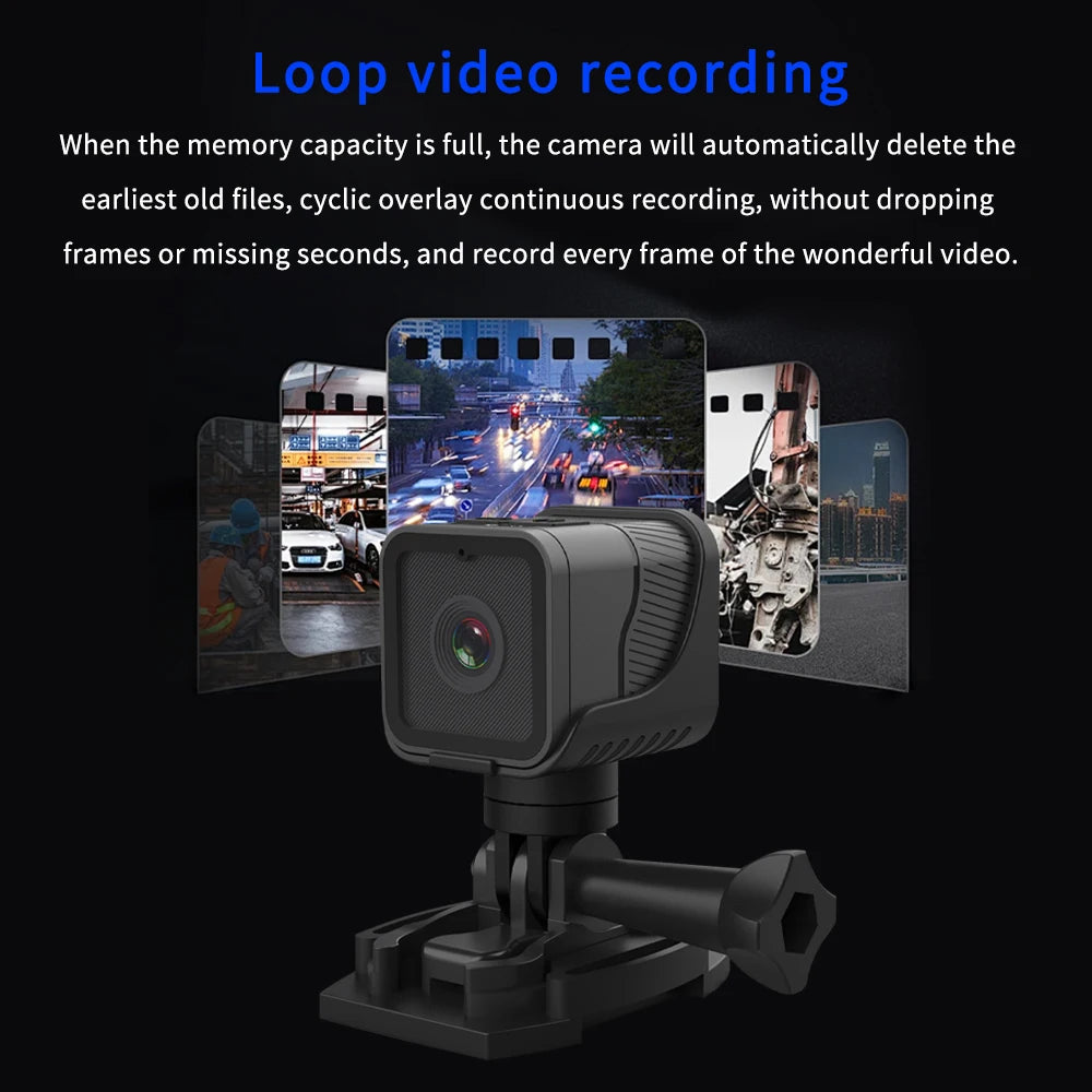 Mini Sport DV Action Camera HD 1080P Bike Motorcycle Helmet Camera Outdoor Video DVR Audio Recorder Dash Cam for Car Bicycle