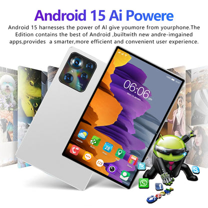Best-selling tablet Android 15 2024 eight-core dual camera 5G Wifi memory 16GB 512GB battery 12000 mAh smart tablet