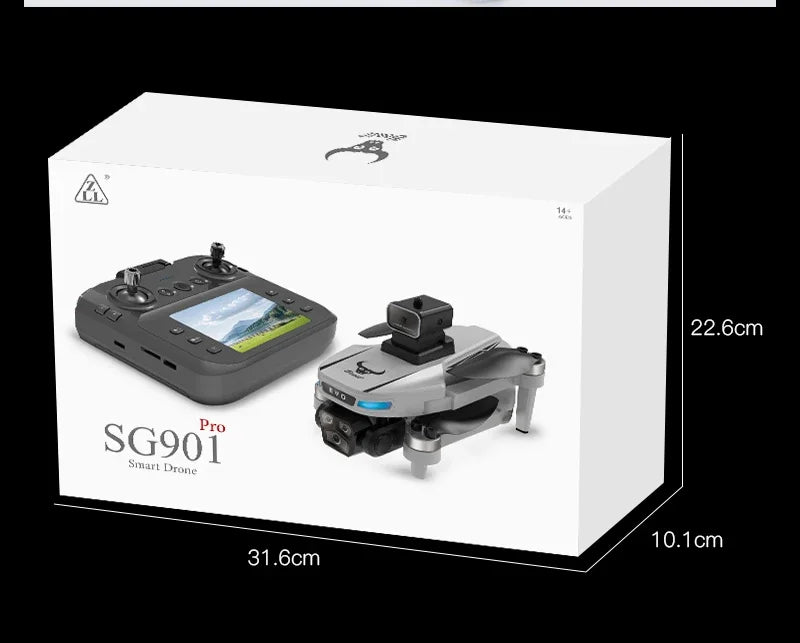 Drone 8K Professional GPS HD Camera Drones 5G WIFI FPV Video 4k UAV 5.9 inch large screen remote control RC Dron SG109 PRO MAX