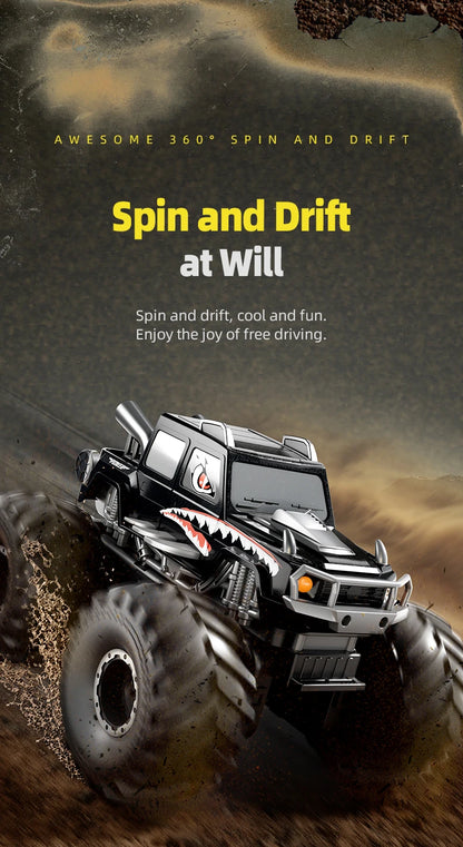 KBDFA Q215 Amphibious RC Car 2.4G 4WD Remote Control Truck Climbing Off Road Waterproof Armored Vehicles Kid Toys Gift