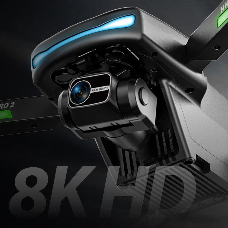 New N800 Pro2 GPS Drone Professional 8K HD Camera With Obstacle Avoidance 3-Axis Gimbal Brushless 5G WIFI FPV RC Dron Quadcopter