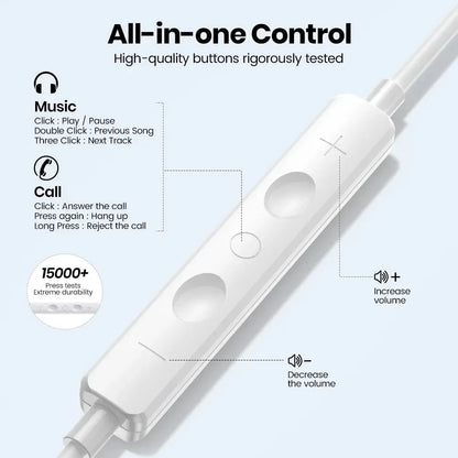 For Xiaomi Original Headphones Xiaomi mi 15 Pro 14 13 12 11 in-ear Earphones Redmi Note 10 9 8 7 K70 Type C Phone Wired Headset