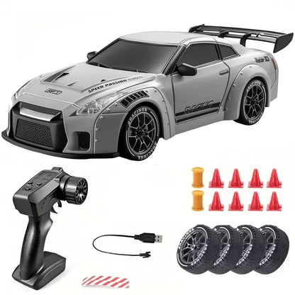 RC Cars 4WD 1:24 20KM/H Full Proportional High RC Drift Car Speed RC Car with LED Lights and Drifting Tires Racing Sport Toy Car