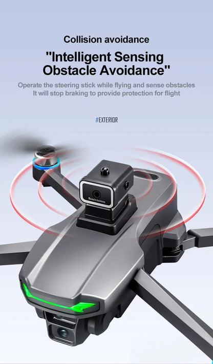 SHOU601PROMAX With Screen GPS Drone Aerial 8K HD Professional Quadcopter Obstacle Avoidance Brushless Remote Control Aircraft