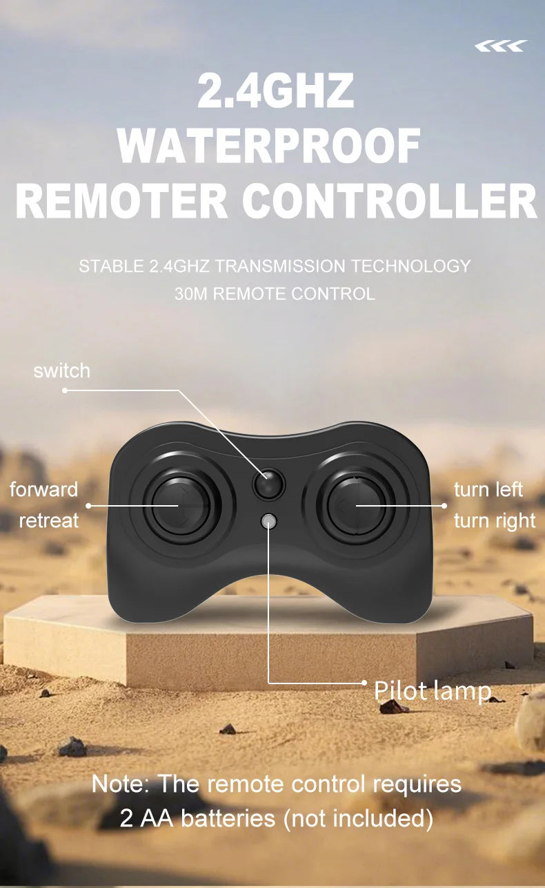 JJRC 8x8 2.4G Remote Control Car 8wd Off-road Amphibious Stunt Vehicle 8-Wheel Speed Racing Truck Waterproof Crawler Toys