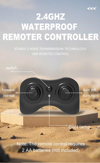 JJRC 8x8 2.4G Remote Control Car 8wd Off-road Amphibious Stunt Vehicle 8-Wheel Speed Racing Truck Waterproof Crawler Toys