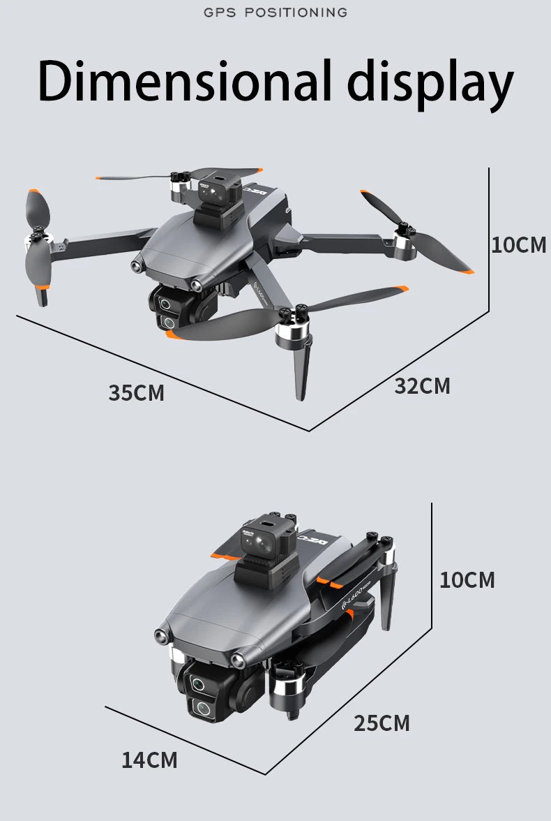 L600-1/L600 PRO MAX Remote control drone with screen Dual camera 4K Professional dron with camera GPS FPV quadcopter 3KM flight