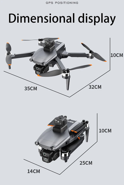 L600-1/L600 PRO MAX Remote control drone with screen Dual camera 4K Professional dron with camera GPS FPV quadcopter 3KM flight