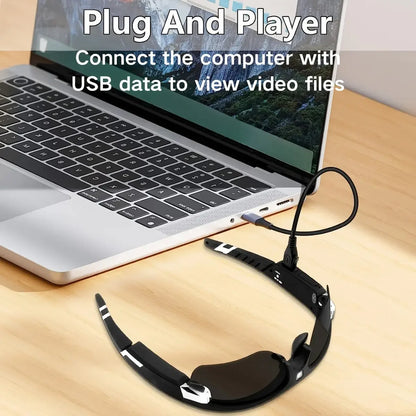 FHD Sports Video Recorder Glasses Mini Action Camera Portable Smart Cam Sunglasses Wearable Bodycam  Driving Bike Riding Outdoor