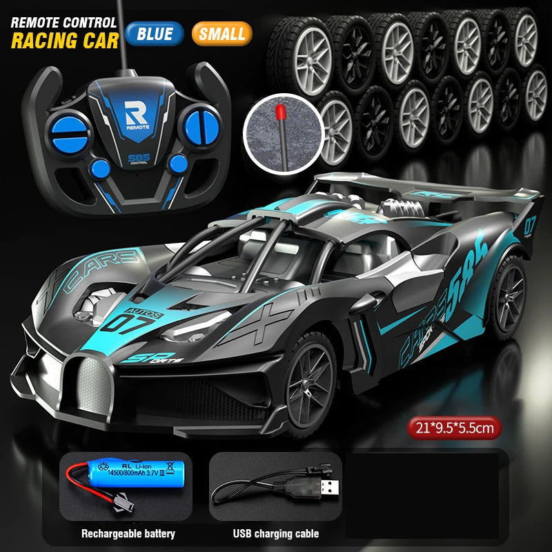 Rc Car 4Ch High-Speed Remote Control Drift Racing Car Electric Sportscar Toy Vehicle Model Toys for Boys Kids Birthday Gift