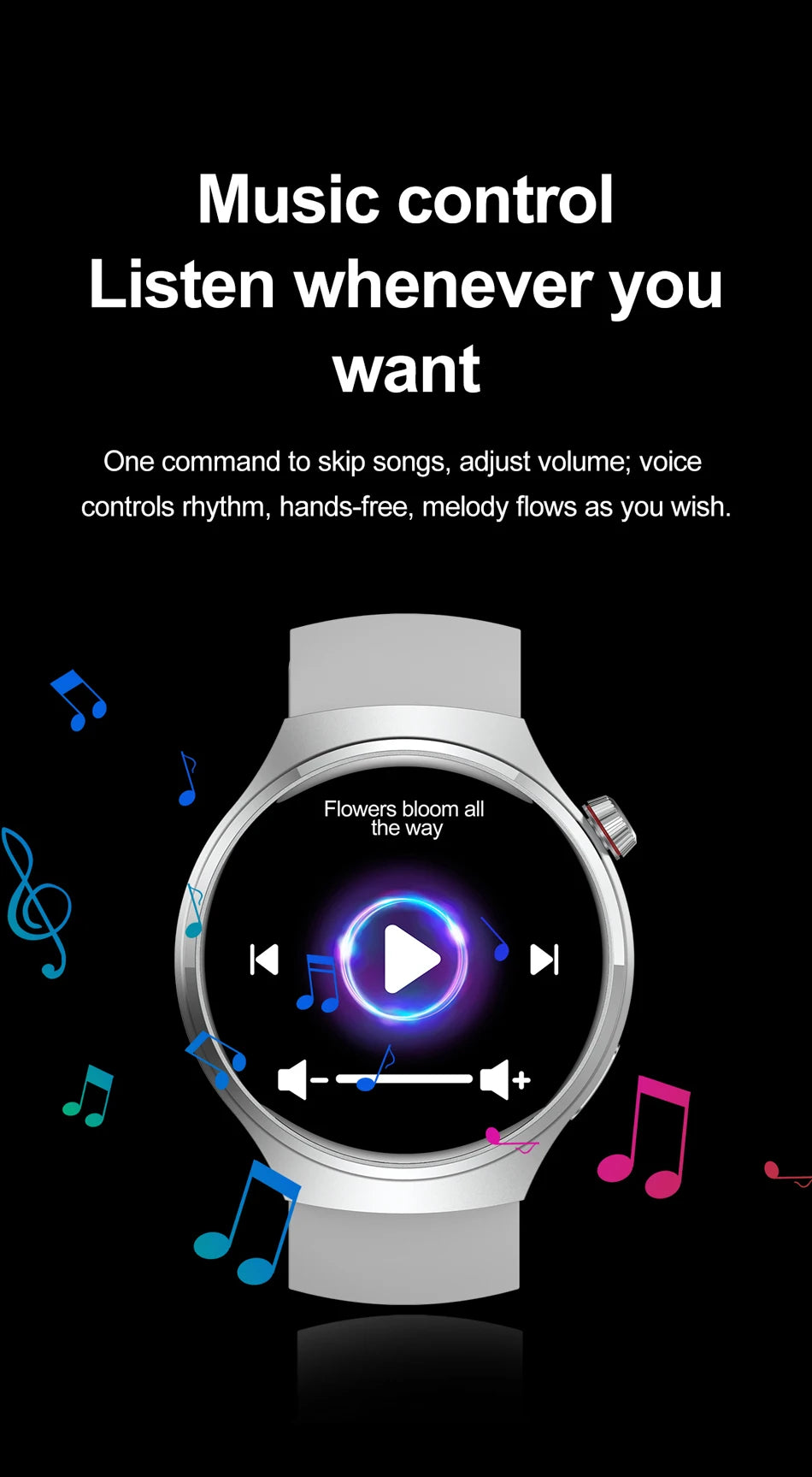 2025 New Fashion Ladies Smart Watch Full Screen Touch Health Monitoring Waterproof Blue Call Smartwatches Android IOS