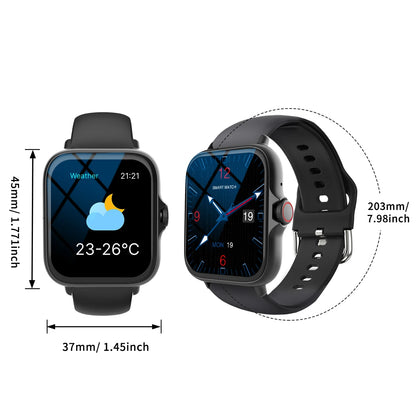 Smart watch, wireless calling /dial, Various APP Reminders,Suitable for men and women, sports watches，for iPhone/Andriod