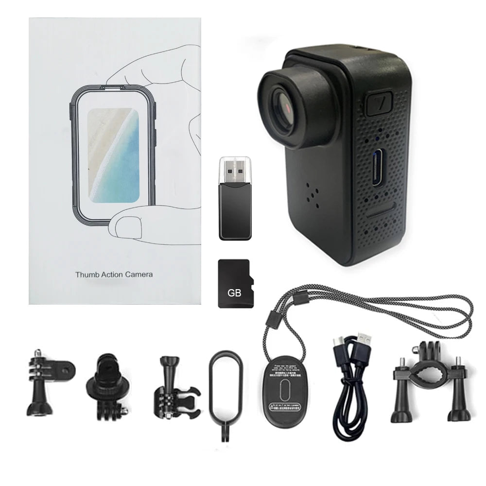 New 1080P Sport Camera FHD With Long Battery Life Video Thumb Camera Sport Action Camerahelmet Motorcycles Cam