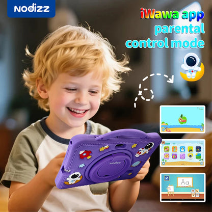 7 Inch Cartoon Pattern Kids Tablet 4+128GB 5G WiFi Learning Education Android 14.0 Tablets with Parent Control Children's Gifts