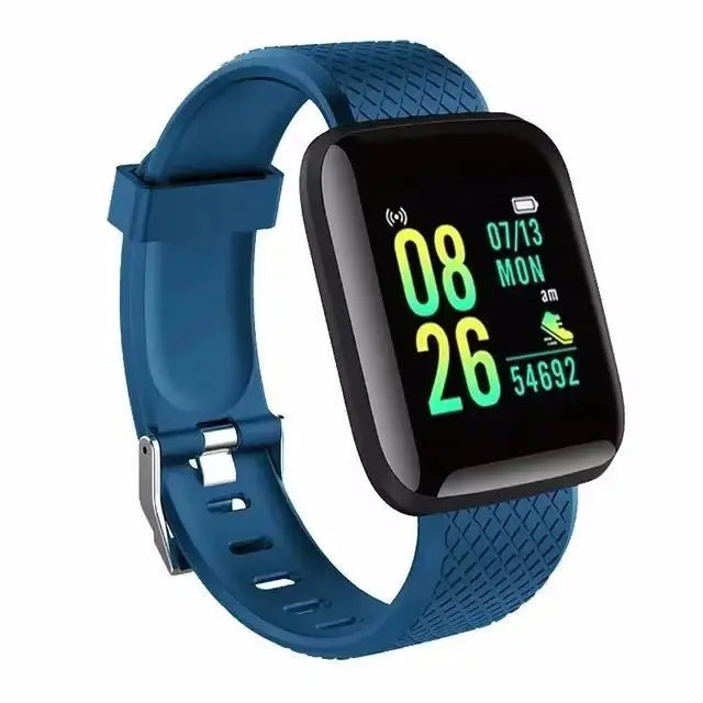 Smart Watch Sport Fitness Bracelet Control Music Message Display Pedometer Bluetooth Connect Smartwatch 116 Alarm Clock Weather