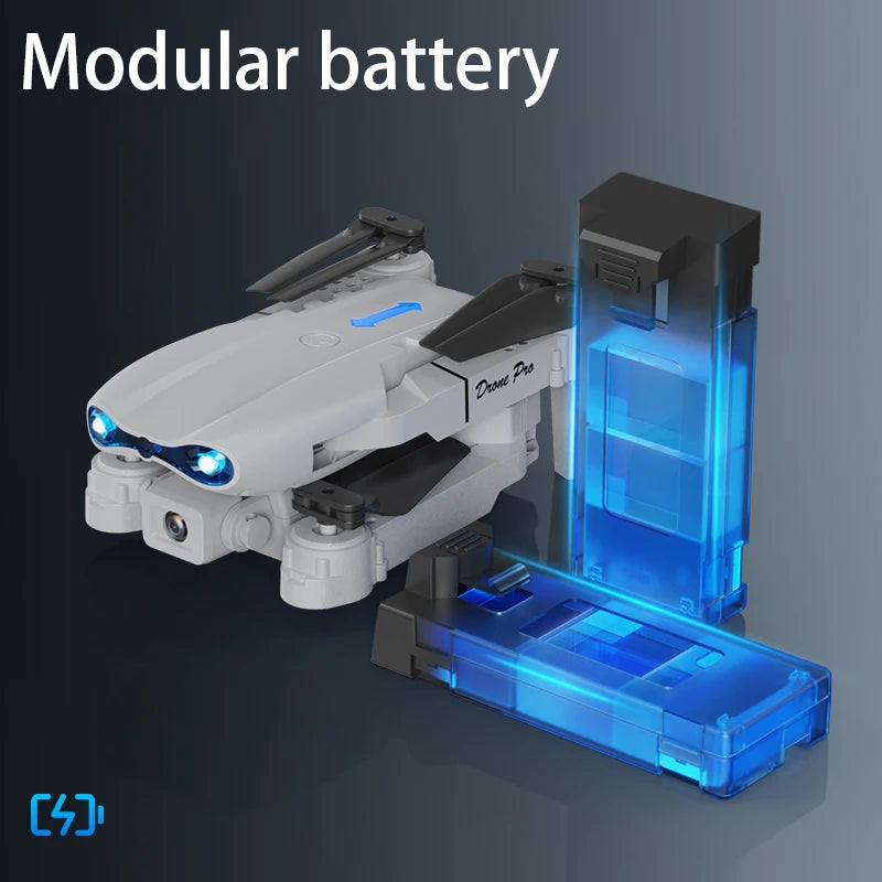 E99 Air Screen Control Drone Professional Wide RC Dron HD 4K Camera Foldable Helicopter Aircraft Quadcopter Drone Kid Gift Toys